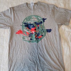 Billionaire Boys  Club - Embroidered T Shirt - Grey- Size L